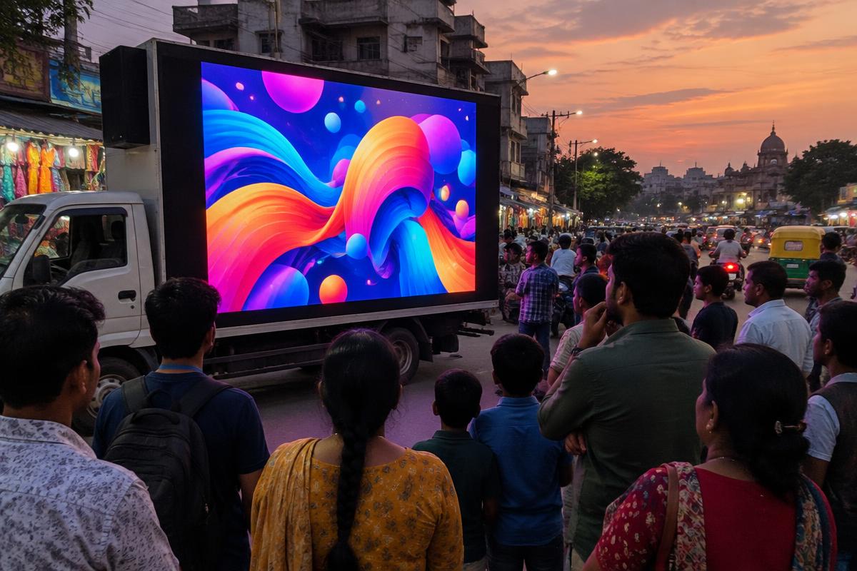 LED Van Campaign in Agra